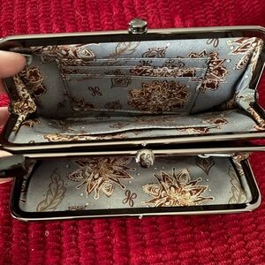 HOBO Taupe Leather Wallet Clutch bag NWT